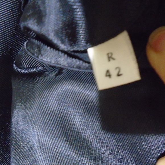 SILVER CLOUD Black Wool/Cashmere Blend Top Coat 42R - Picture 3 of 5